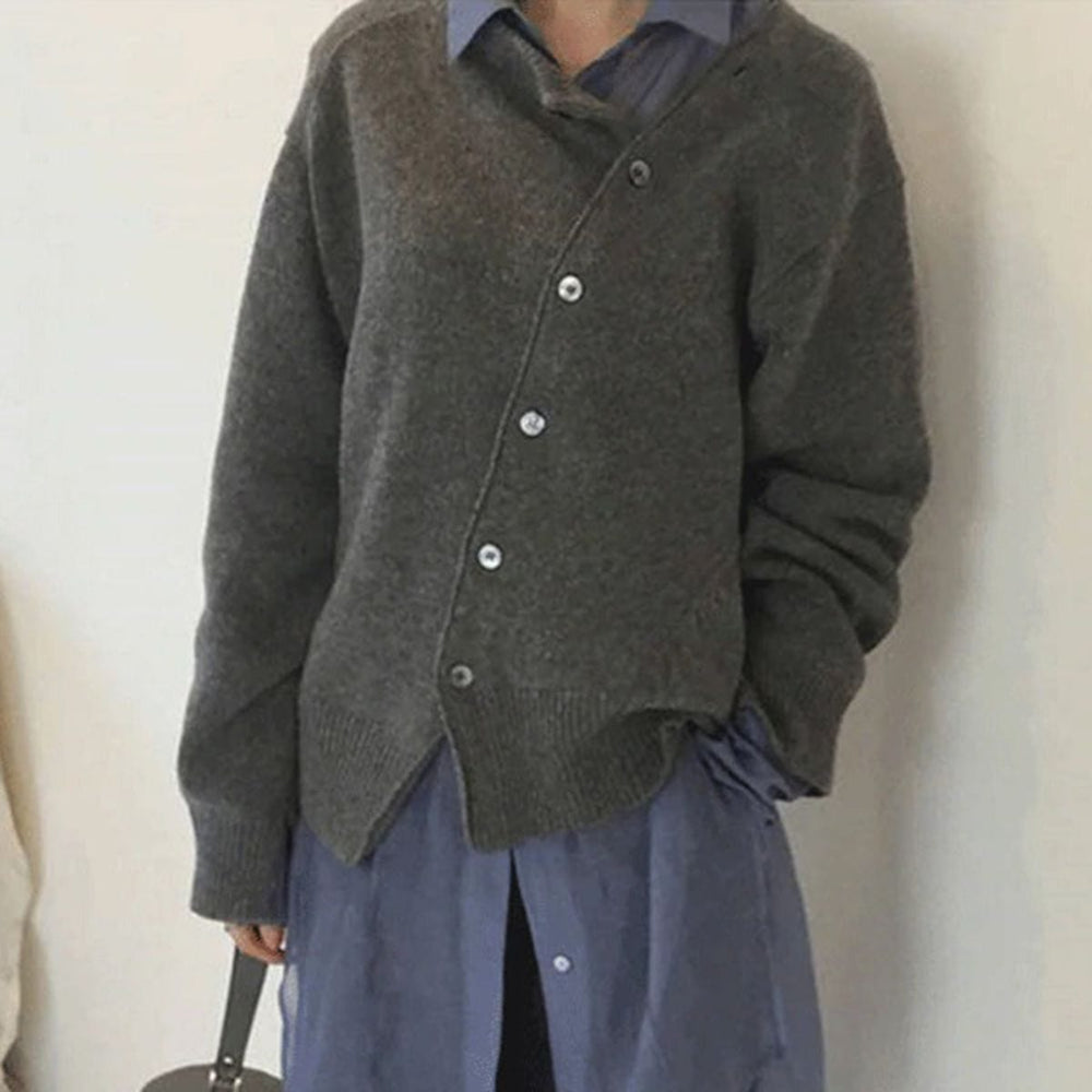 Luxury Cashmere Vest with Button Details - Aurora