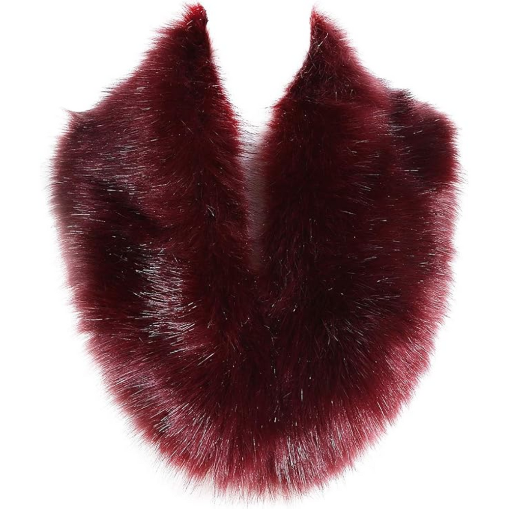 Luxury Daisy Imitation Fur Neck Warmer Scarf - Soft, Stylish, and Cozy Winter Accessory