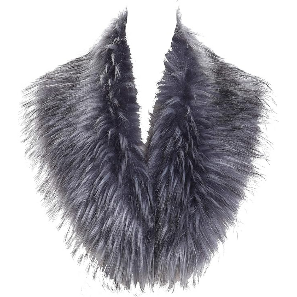 Luxury Daisy Imitation Fur Neck Warmer Scarf - Soft, Stylish, and Cozy Winter Accessory