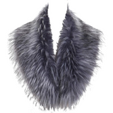 Luxury Daisy Imitation Fur Neck Warmer Scarf - Soft, Stylish, and Cozy Winter Accessory