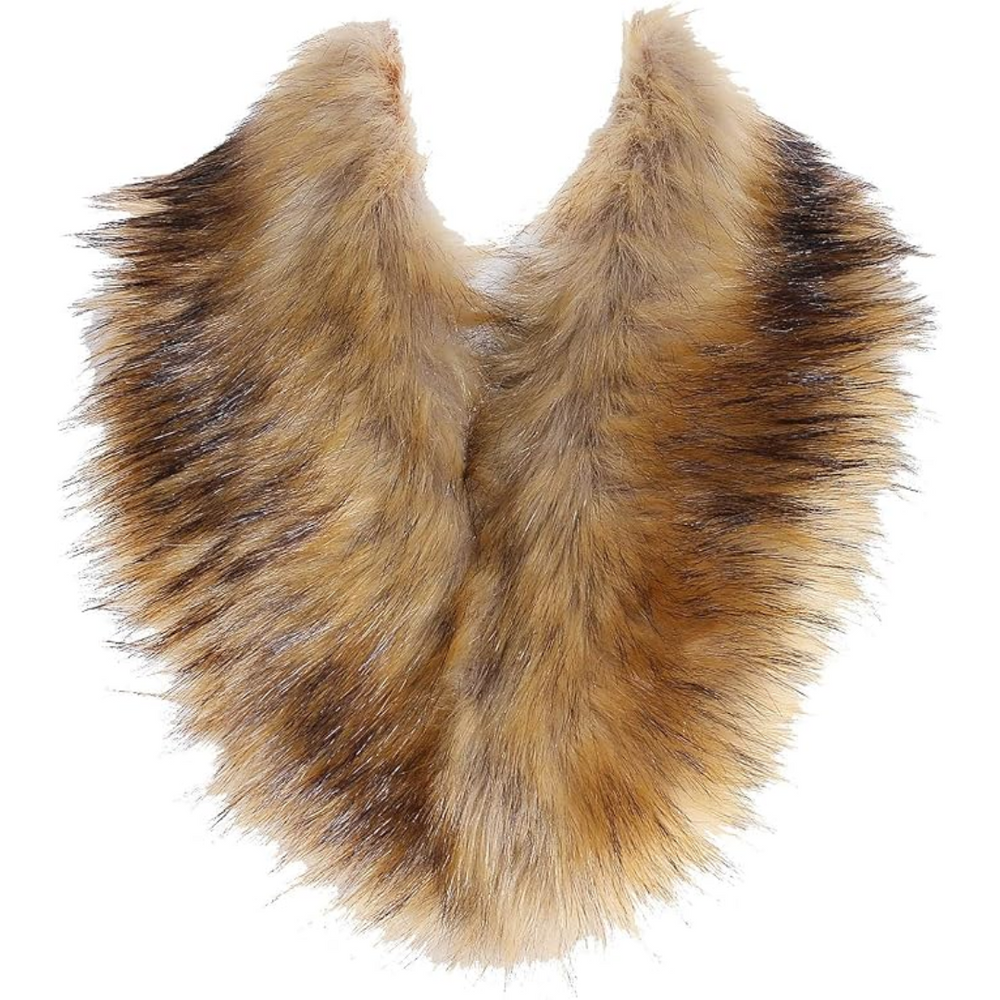 Luxury Daisy Imitation Fur Neck Warmer Scarf - Soft, Stylish, and Cozy Winter Accessory