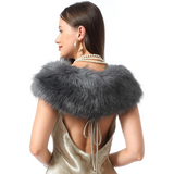 Luxury Daisy Imitation Fur Neck Warmer Scarf - Soft, Stylish, and Cozy Winter Accessory
