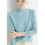 Luxury Knitted Cashmere Sweater for Women - Evelina