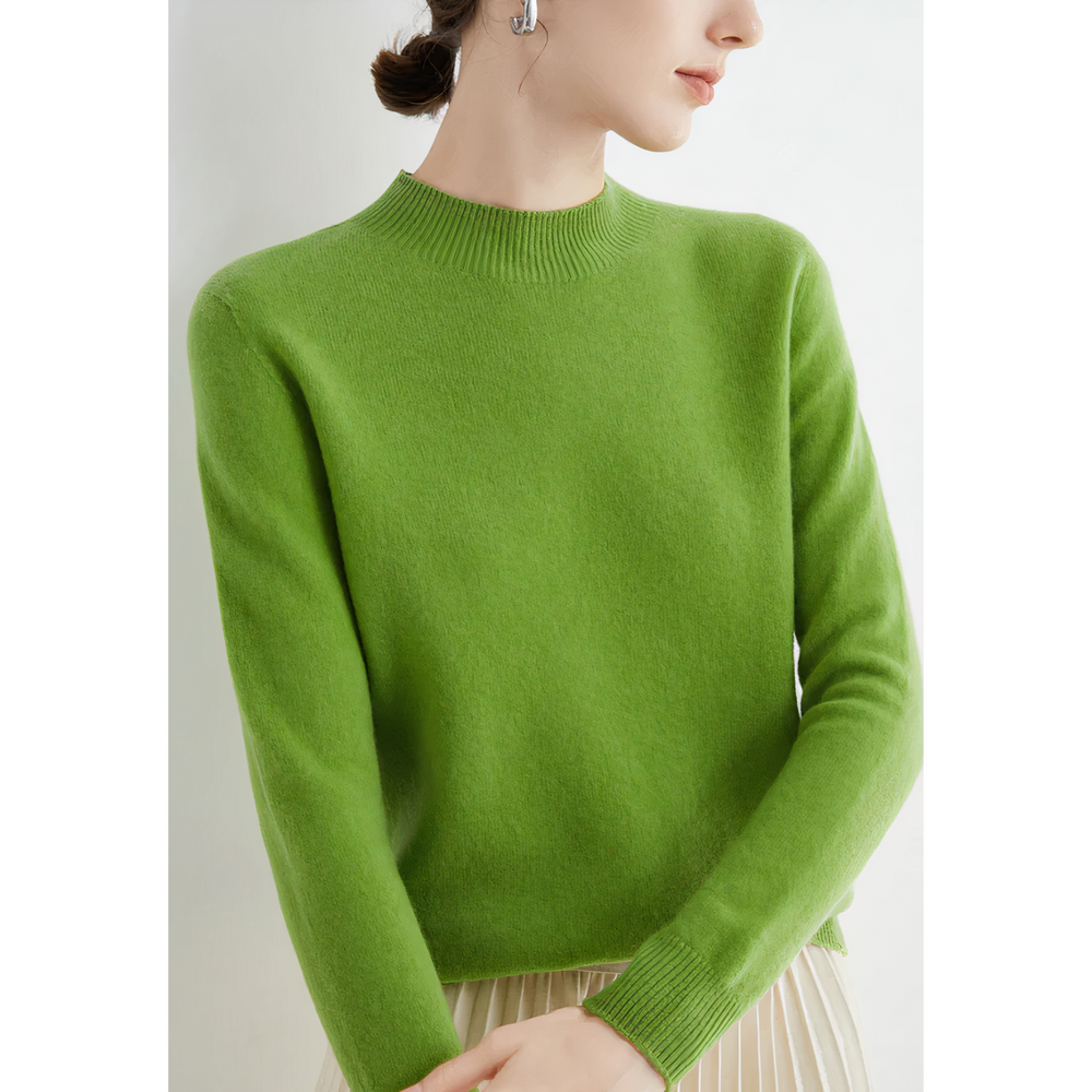 Luxury Knitted Cashmere Sweater for Women - Evelina