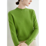 Luxury Knitted Cashmere Sweater for Women - Evelina