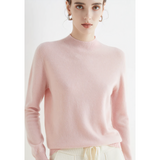 Luxury Knitted Cashmere Sweater for Women - Evelina