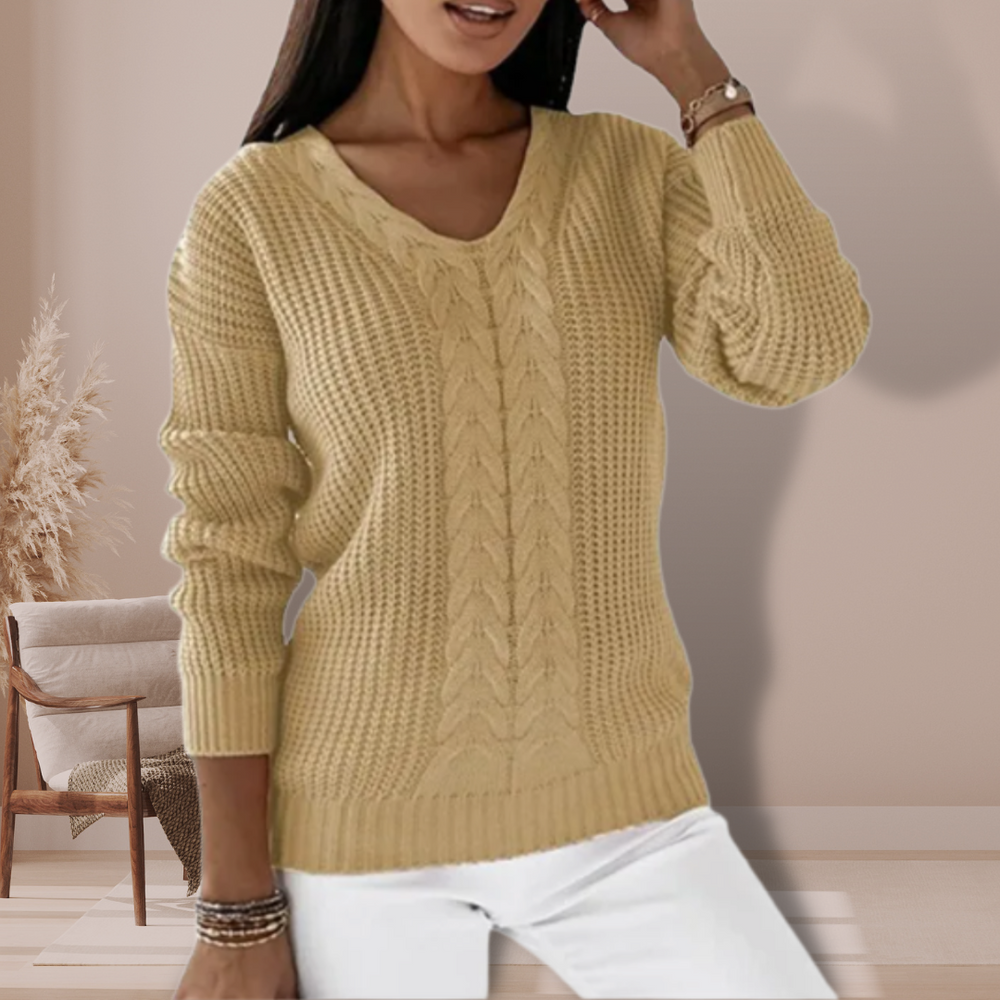 Luxury Knitted Ladies' Sweater - Vivienne