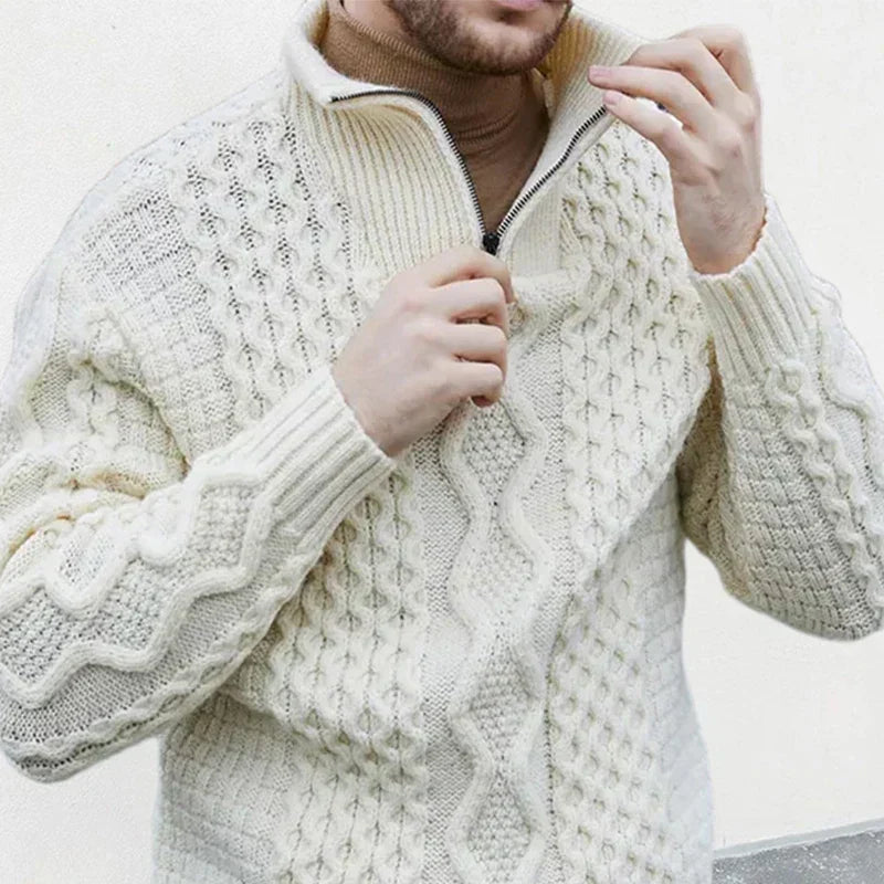 Luxury Knitted Sweater for Men - KnitCraft - 5