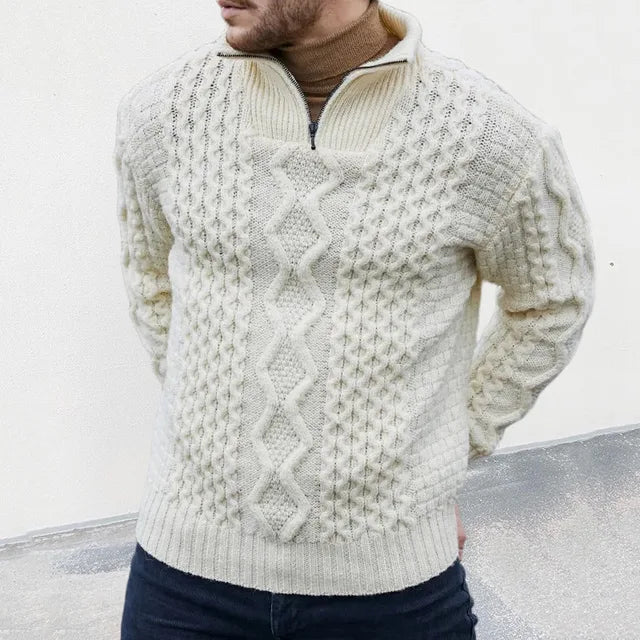 Luxury Knitted Sweater for Men - KnitCraft - 4
