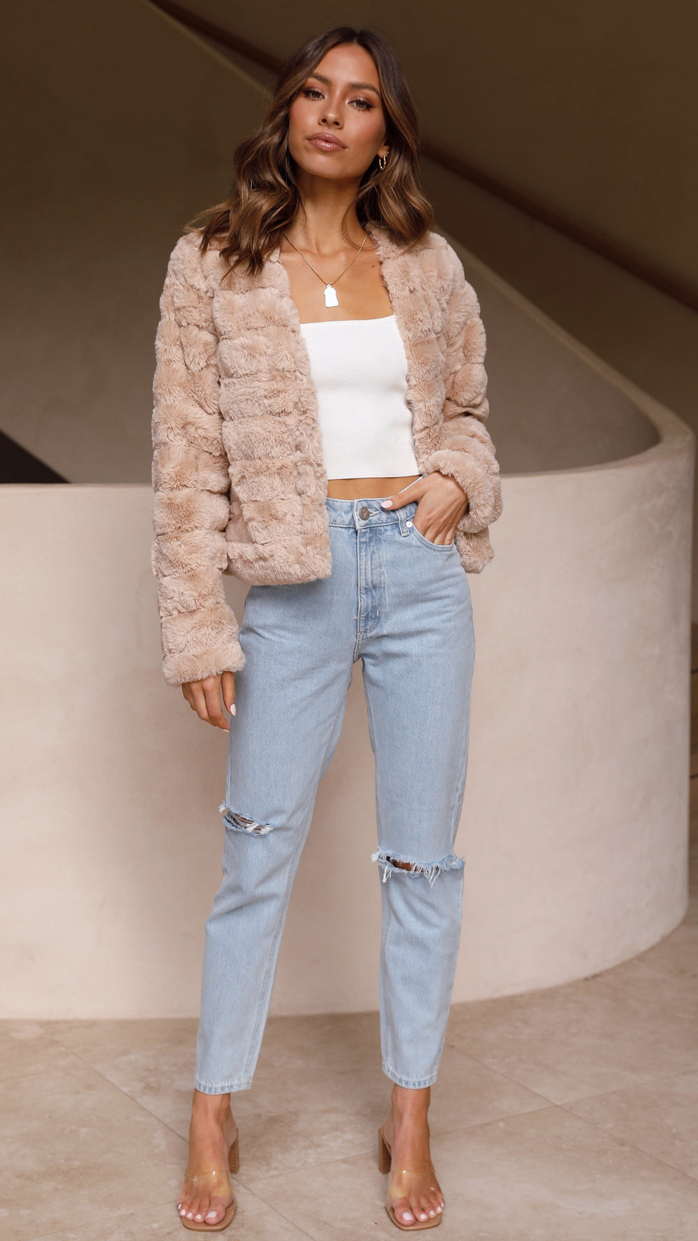 Luxury Ladies Crop Jacket - Veloura