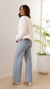 Luxury Ladies Crop Jacket - Veloura