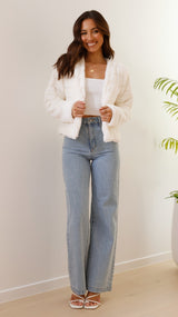 Luxury Ladies Crop Jacket - Veloura