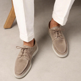 Men's Luxury Leather Lace-Up Loafers - Diederik Premium Footwear