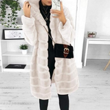 Luxury Quilted Winter Coat with Hood - Elega