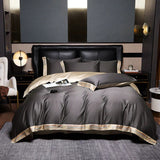 OpulenceSleep Luxury Satin Bedding Set - 4-Piece Elegant Bed Linen for Ultimate Comfort & Style