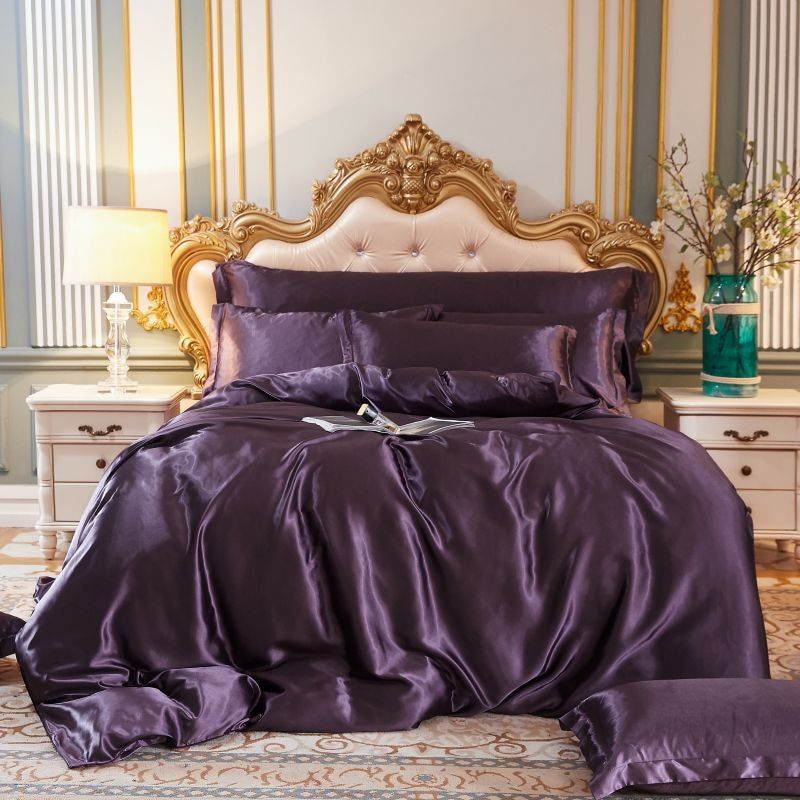 Kalsten | Luxury Silk/Satin Bedding Set (4-Piece) - SilkSleep
