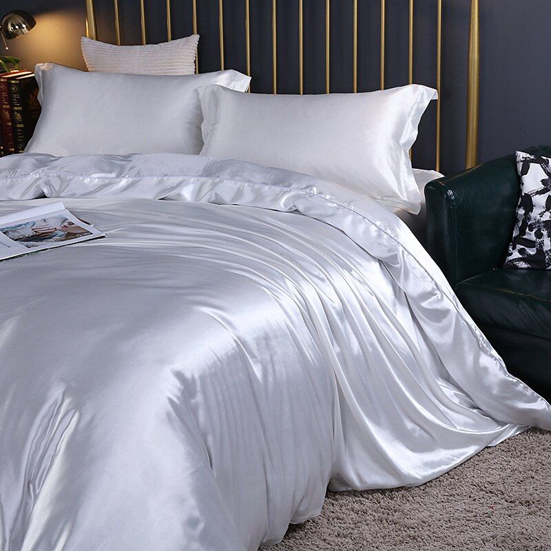 Kalsten | Luxury Silk/Satin Bedding Set (4-Piece) - SilkSleep