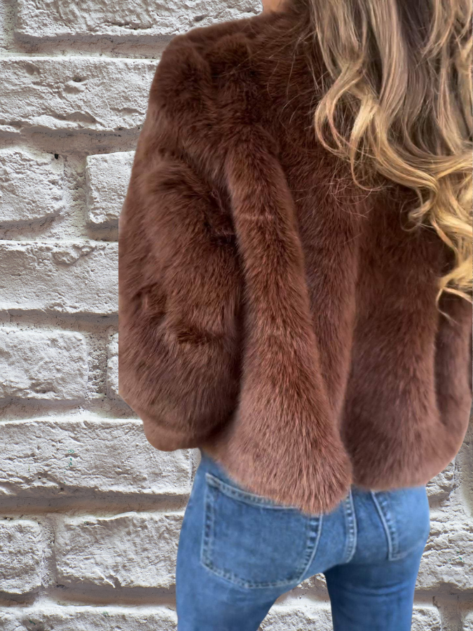 Luxury Soft Ladies Coat - Aurora