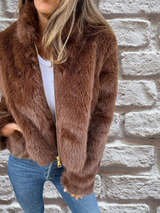 Luxury Soft Ladies Coat - Aurora