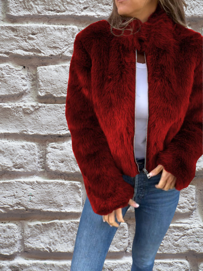 Luxury Soft Ladies Coat - Aurora