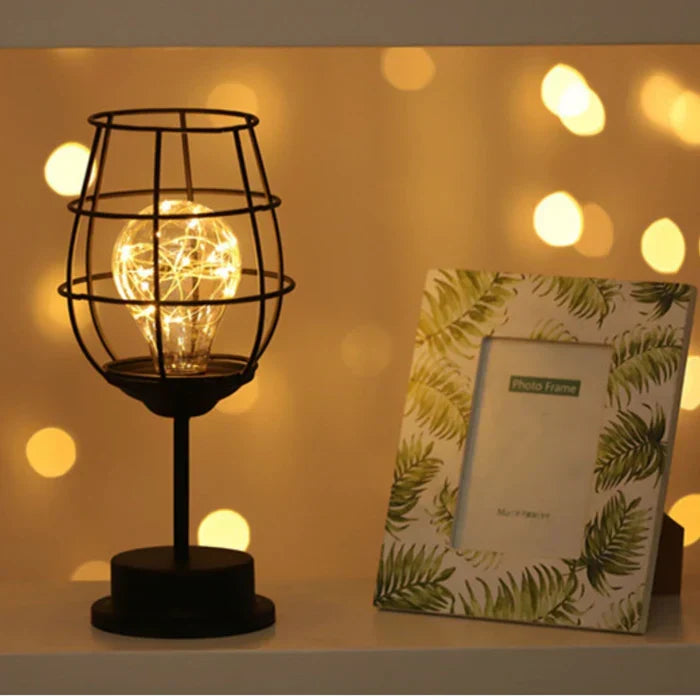 Elegant Luxury Table Lamp - LumiGris | Modern Design, Soft Ambient Lighting for Home Decor