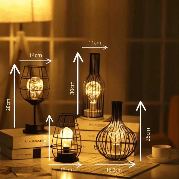 Elegant Luxury Table Lamp - LumiGris | Modern Design, Soft Ambient Lighting for Home Decor