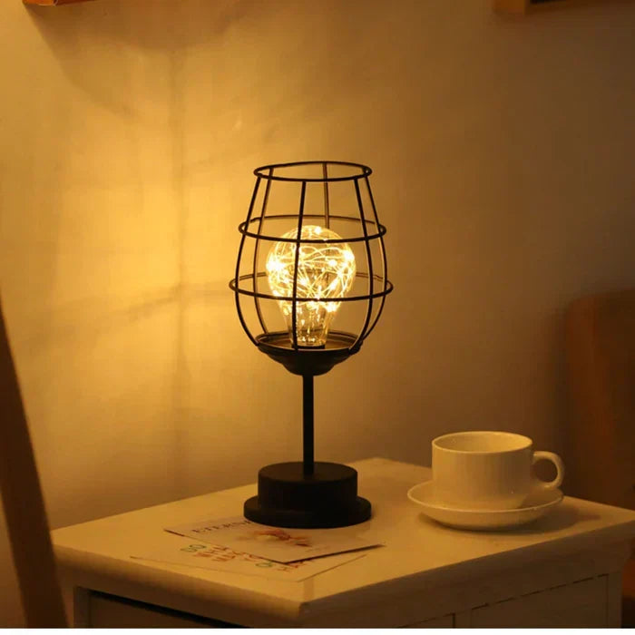 Elegant Luxury Table Lamp - LumiGris | Modern Design, Soft Ambient Lighting for Home Decor
