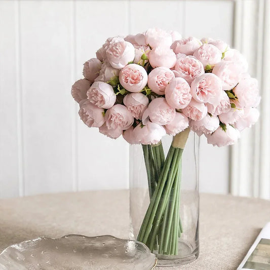 27 Realistic Silk Peony Blooms