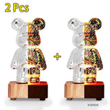 StarBear Magical 3D Firework Projection Mood Lamp - Enchanting LED Night Light for Relaxation & Ambiance
