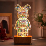 StarBear Magical 3D Firework Projection Mood Lamp - Enchanting LED Night Light for Relaxation & Ambiance
