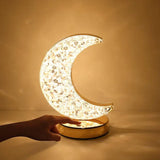 Celestia Magical Crystal Table Lamp with Dimming Function - Elegant Home Decor & Ambient Lighting