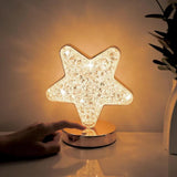 Celestia Magical Crystal Table Lamp with Dimming Function - Elegant Home Decor & Ambient Lighting