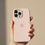 Enhanced Product Title: **Magnetic Silicone iPhone Case - Soft Touch, MagSafe Compatible, Shockproof Protection & Slim Fit Design**