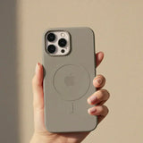 Enhanced Product Title: **Magnetic Silicone iPhone Case - Soft Touch, MagSafe Compatible, Shockproof Protection & Slim Fit Design**