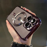 Stylish Golden Magnetic Soft-Shell Case for iPhone – Ultimate Protection & Sleek Design