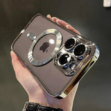 Stylish Golden Magnetic Soft-Shell Case for iPhone – Ultimate Protection & Sleek Design