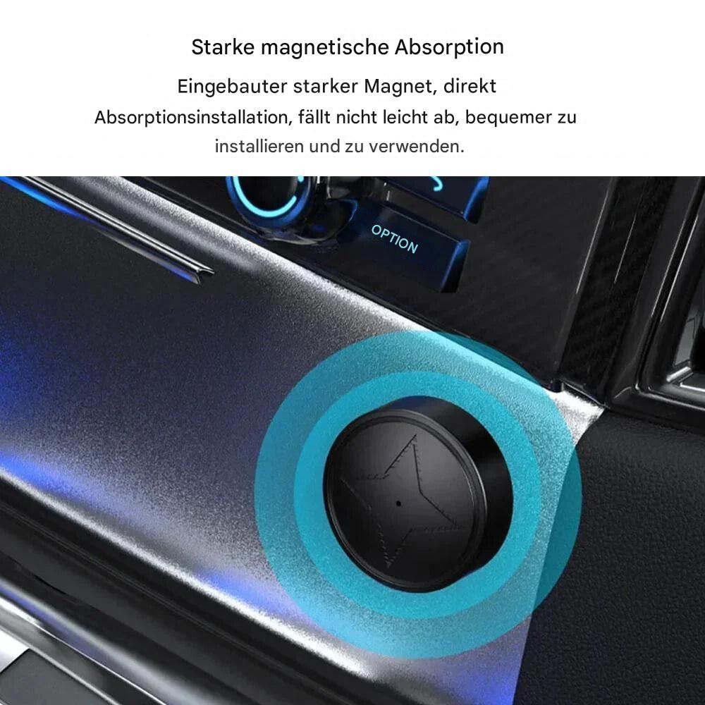 Strong magnet for car, black, easy installation, strong magnetic attraction.