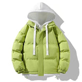Enhanced Product Title: "Stylische Lässige Pufferjacke für Damen – Leichte, Bequeme Winterjacke mit Kapuze und Taschen" 

This title includes relevant keywords and provides more detail about the product, which can help improve visibility and attract poten