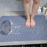 Non-Slip Shower Mat with Foot Scrubber – SafeGrip Non-Slip Bath Mat for Enhanced Safety and Hygiene