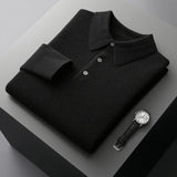 Enhanced Product Title: Tobias™ Luxury Cashmere Polo Business Sweater - Elegant & Comfortable Pullover for Professional Attire

This optimized title includes keywords that potential customers might search for, such as "luxury," "cashmere," "business," "sw