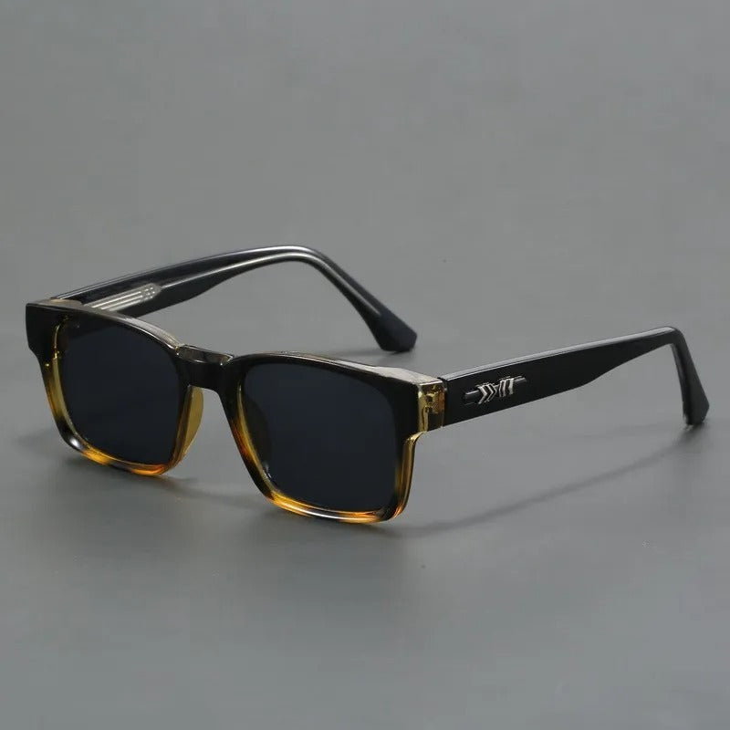 Retro Square Sunglasses – Unisex, UV400 Protection & Scratch-Resistant Lenses