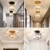 Crystal Ceiling Light | Elegant Corridor & Aisle Lamp