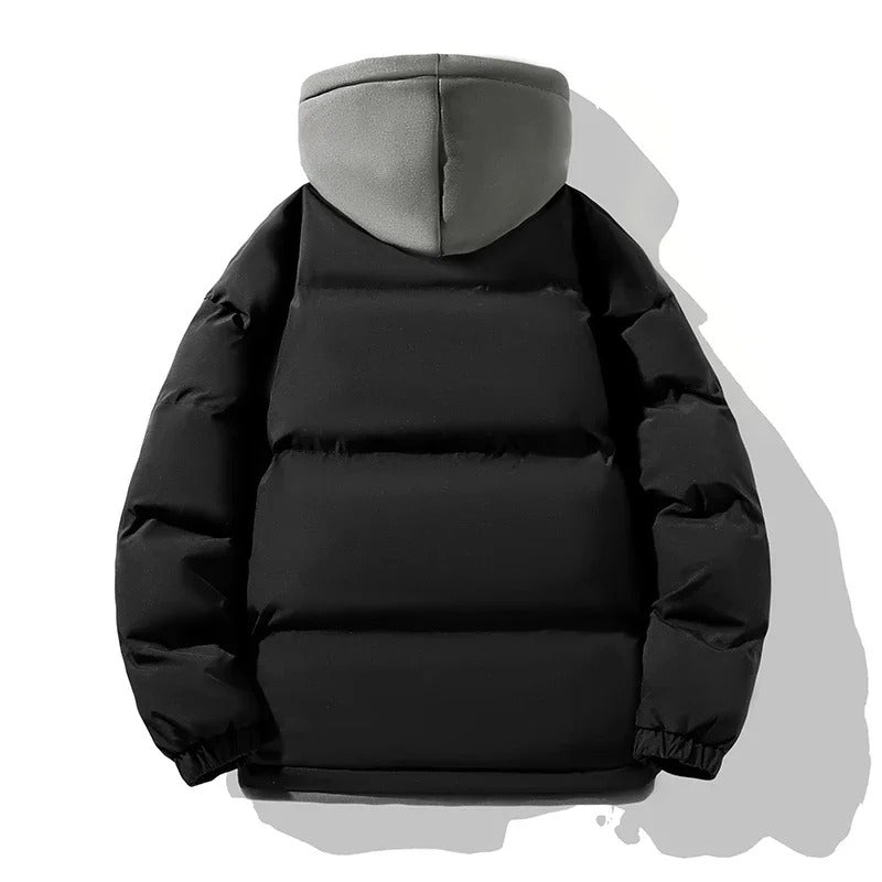 Enhanced Product Title: "Stylische Lässige Pufferjacke für Damen – Leichte, Bequeme Winterjacke mit Kapuze und Taschen" 

This title includes relevant keywords and provides more detail about the product, which can help improve visibility and attract poten