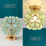 Nordic Petal Aisle Ceiling Lamp | Elegant Corridor & Bedroom Light