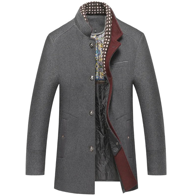 Enhanced Product Title: "Herren Wolle Jacke - Stylische und Bequeme Wolljacke für Männer | Ideal für Herbst und Winter"

This title includes relevant keywords while providing more detail about the product, making it more appealing for Google Shopping.