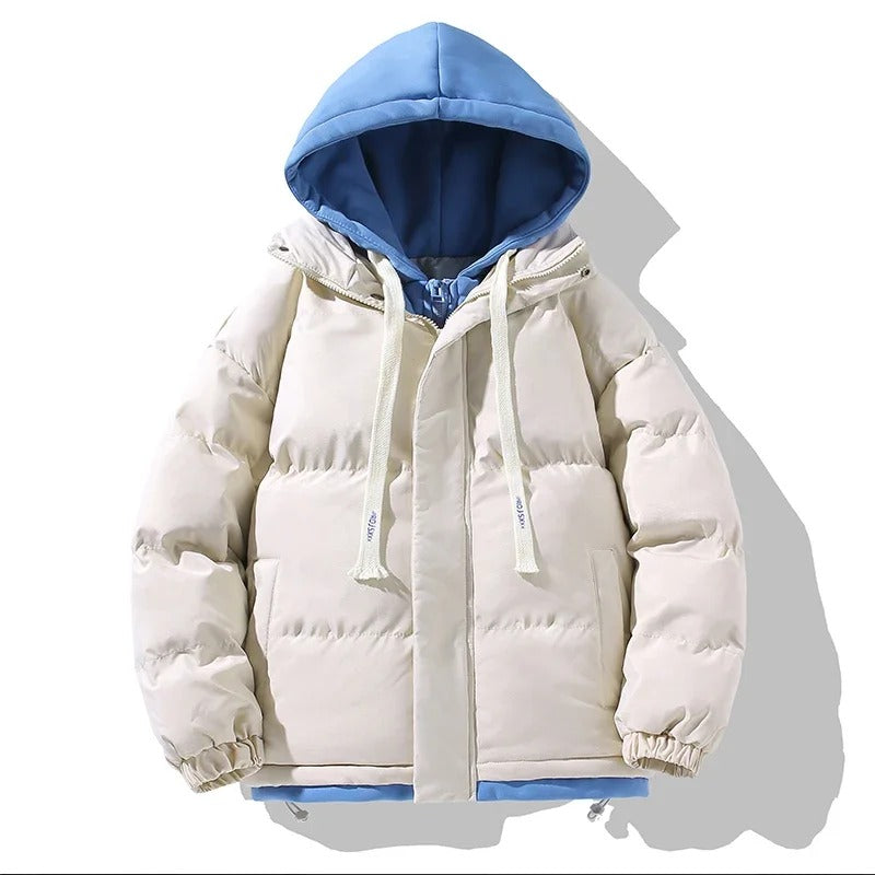 Enhanced Product Title: "Stylische Lässige Pufferjacke für Damen – Leichte, Bequeme Winterjacke mit Kapuze und Taschen" 

This title includes relevant keywords and provides more detail about the product, which can help improve visibility and attract poten