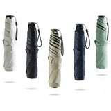 Windproof Travel Umbrella – Ultralight Carbon Fiber 112g, UV Protection & Auto-Open