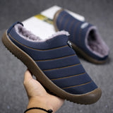 CozyWarm Men's Slippers – Warm-Lined for Extra Warmth
