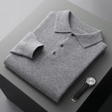 Enhanced Product Title: Tobias™ Luxury Cashmere Polo Business Sweater - Elegant & Comfortable Pullover for Professional Attire

This optimized title includes keywords that potential customers might search for, such as "luxury," "cashmere," "business," "sw