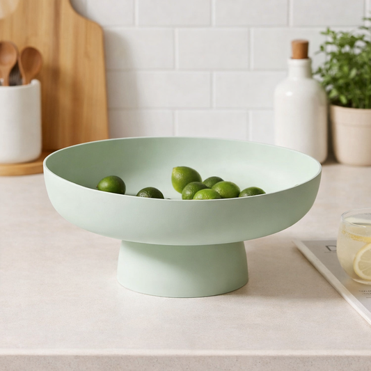 Ceramic Fruit Bowl – Decorative, Kitchen Counter & Serving Dish